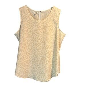 Maurice's XXL new with tags sleeveless blouse animal print timeless Office Work